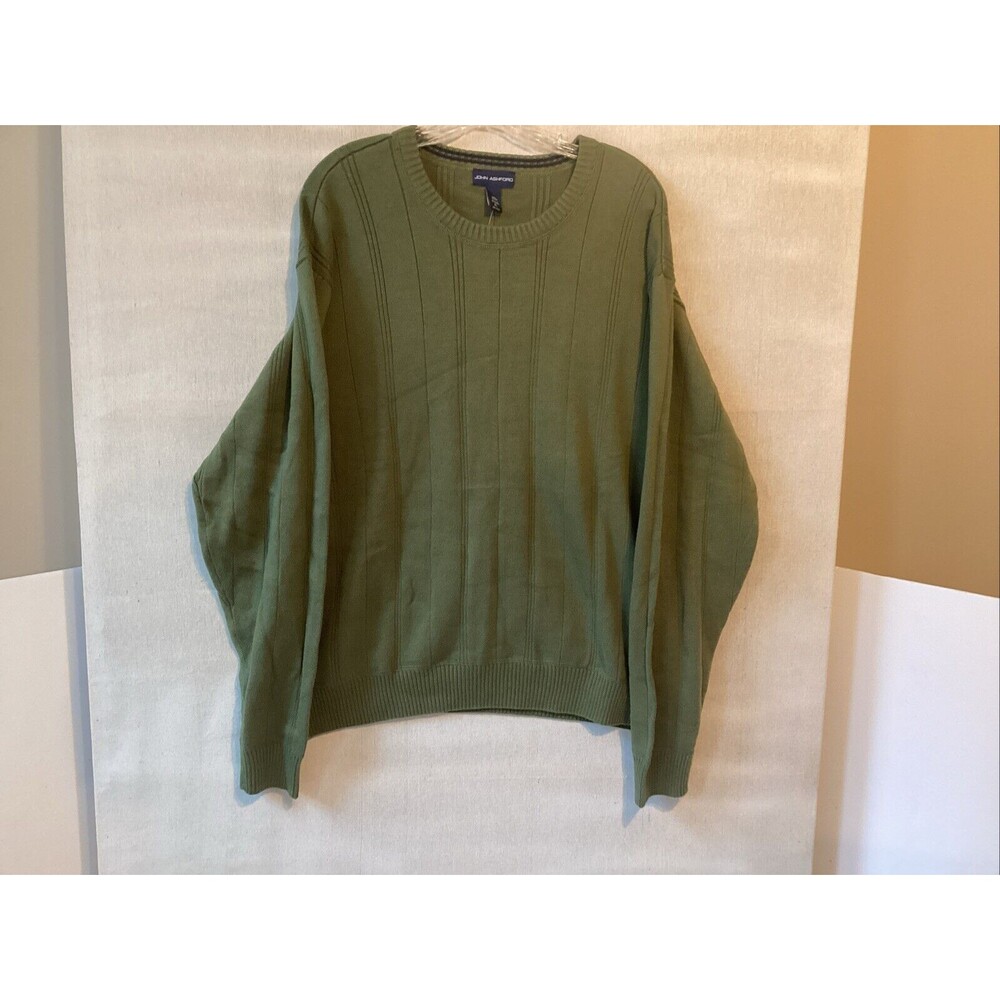 john ashford sweater men’s XL green